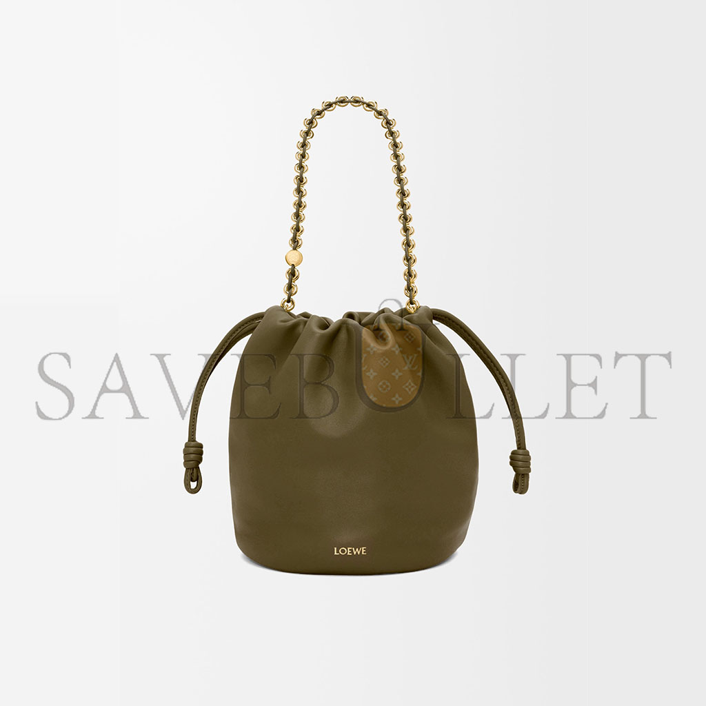 LOEWE FLAMENCO PURSE BUCKET IN MELLOW NAPPA LAMBSKIN 0011091584 (32*24*17cm)